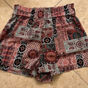 Shein shorts with a cool design